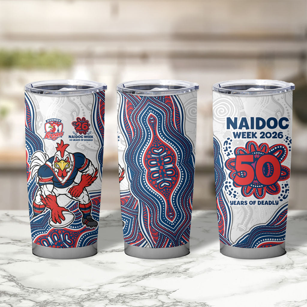 Sydney Roosters NAIDOC Week 2026 Tumbler Cup First Nations of Australia Aboriginal Mascot Rugby