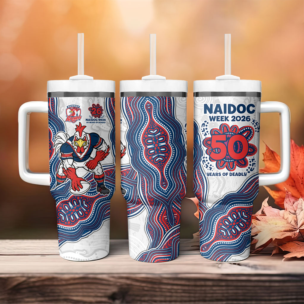 Sydney Roosters NAIDOC Week 2026 Tumbler With Handle First Nations of Australia Aboriginal Mascot Rugby