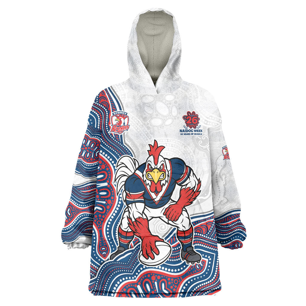 Sydney Roosters NAIDOC Week 2026 Wearable Blanket Hoodie First Nations of Australia Aboriginal Mascot Rugby