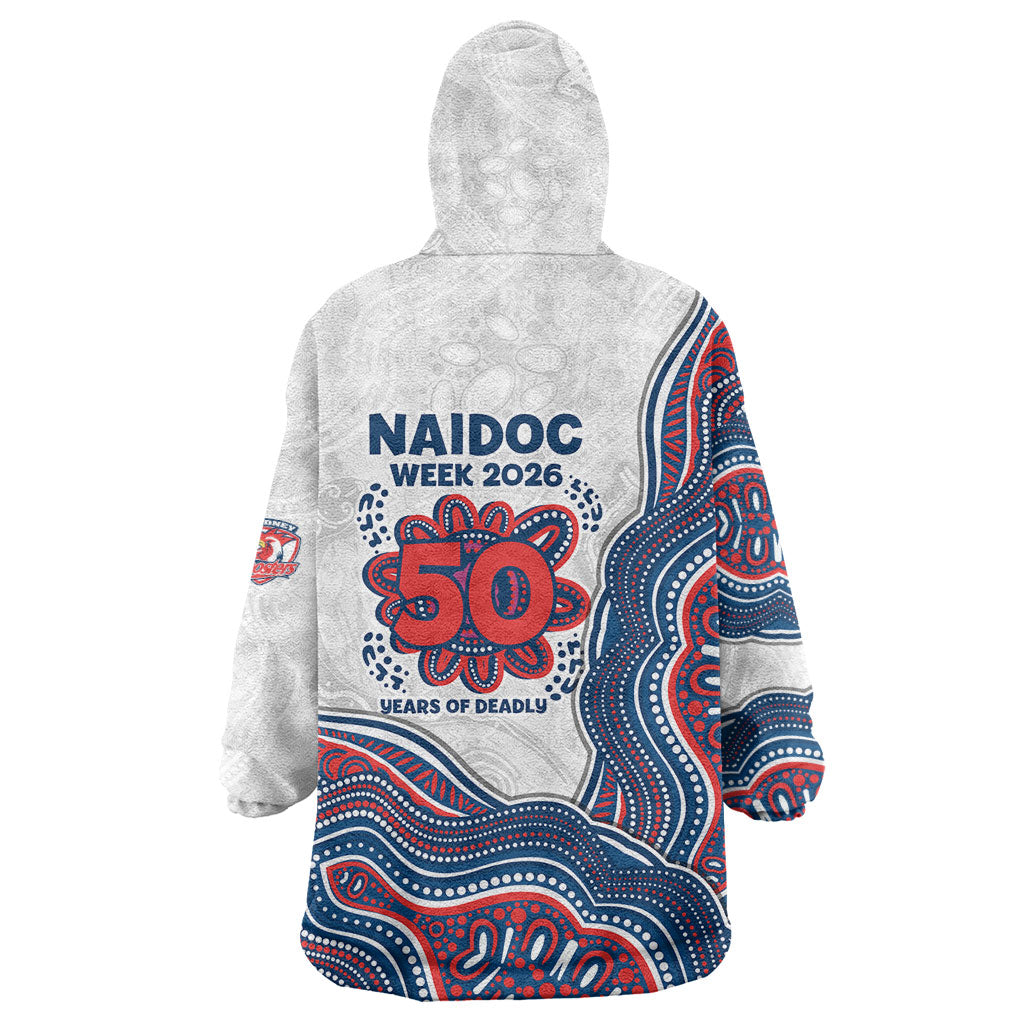 Sydney Roosters NAIDOC Week 2026 Wearable Blanket Hoodie First Nations of Australia Aboriginal Mascot Rugby