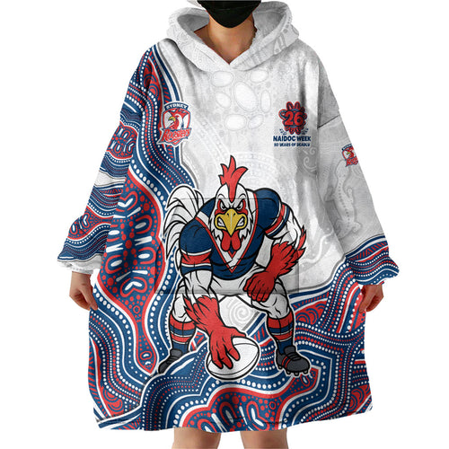 Sydney Roosters NAIDOC Week 2026 Wearable Blanket Hoodie First Nations of Australia Aboriginal Mascot Rugby