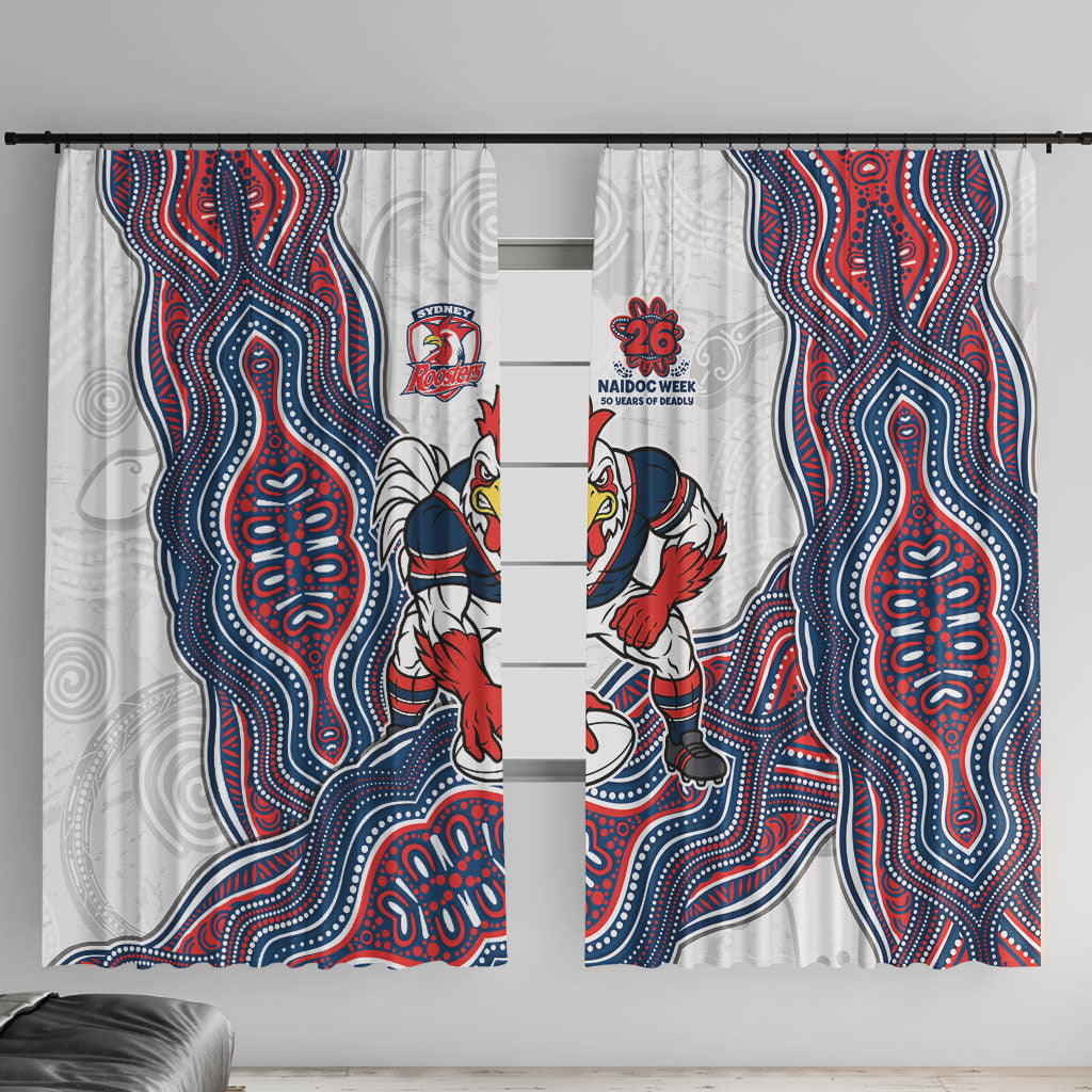 Sydney Roosters NAIDOC Week 2026 Window Curtain First Nations of Australia Aboriginal Mascot Rugby