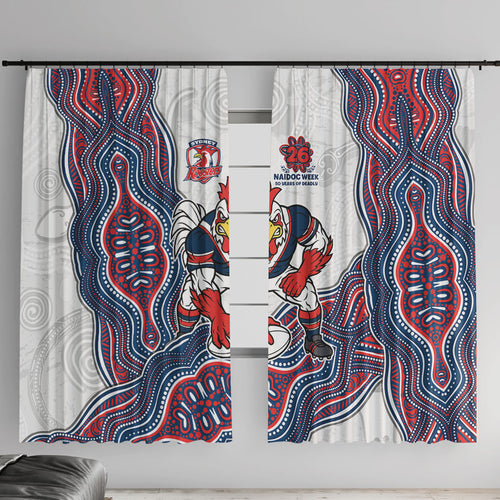 Sydney Roosters NAIDOC Week 2026 Window Curtain First Nations of Australia Aboriginal Mascot Rugby