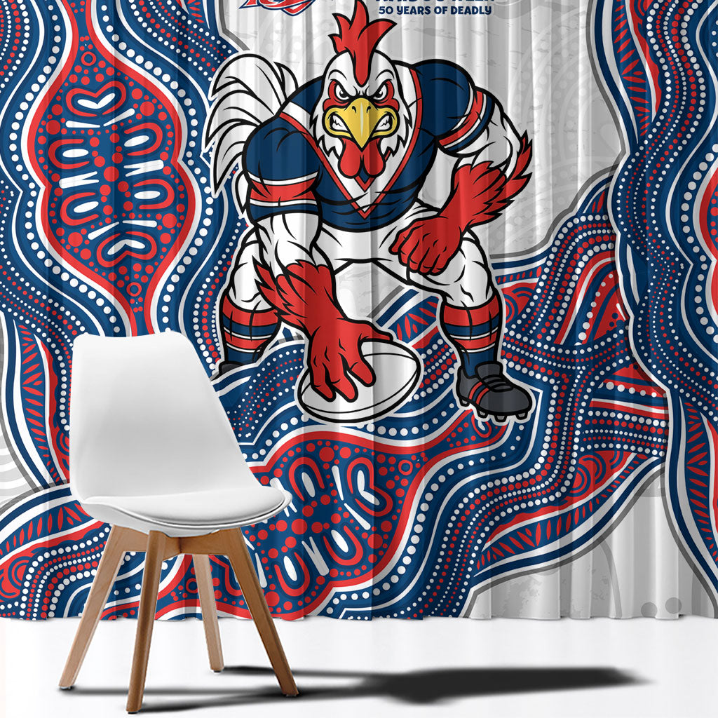 Sydney Roosters NAIDOC Week 2026 Window Curtain First Nations of Australia Aboriginal Mascot Rugby