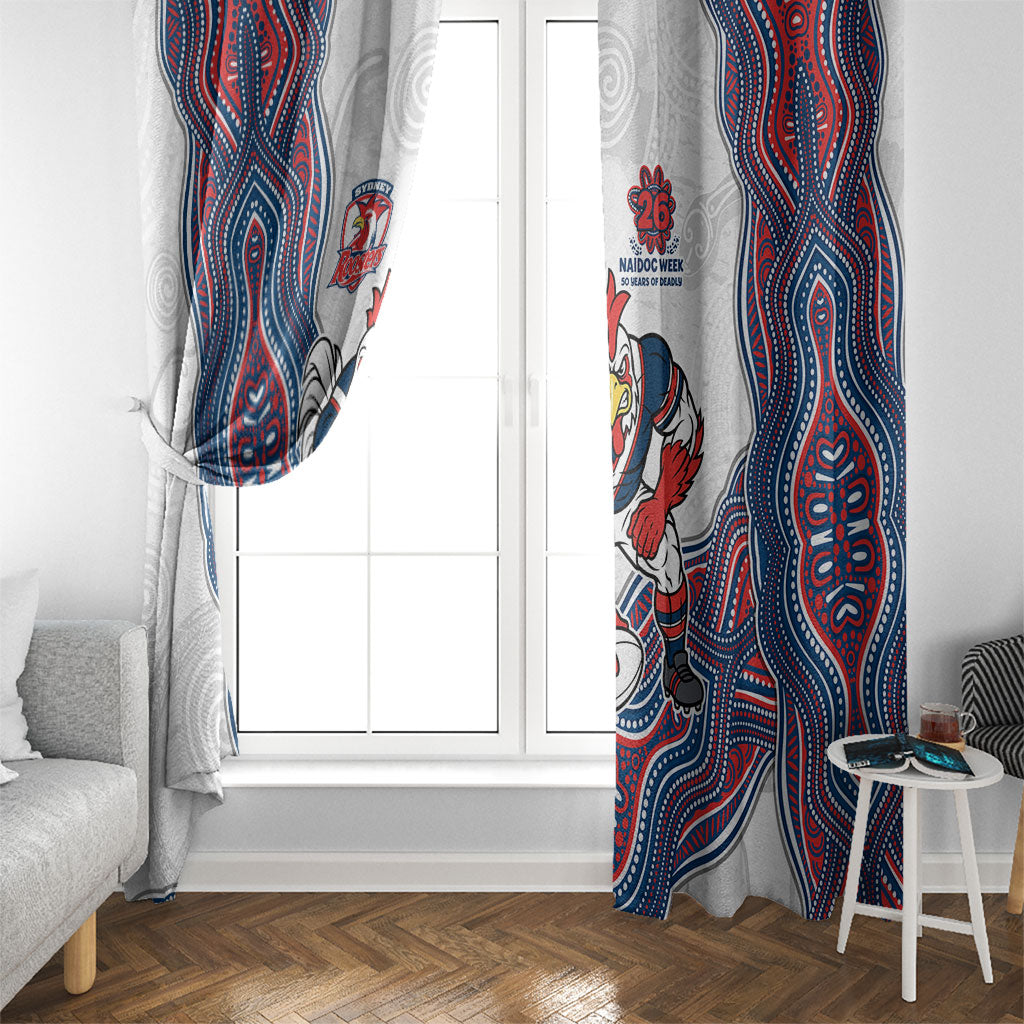 Sydney Roosters NAIDOC Week 2026 Window Curtain First Nations of Australia Aboriginal Mascot Rugby