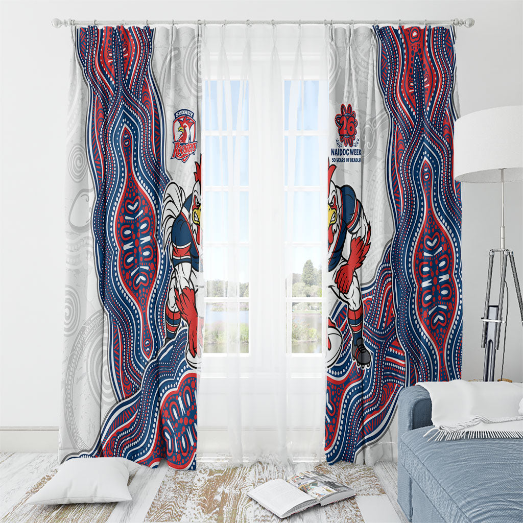 Sydney Roosters NAIDOC Week 2026 Window Curtain First Nations of Australia Aboriginal Mascot Rugby