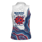 Sydney Roosters NAIDOC Week 2026 Women Sleeveless Polo Shirt First Nations of Australia Aboriginal Mascot Rugby