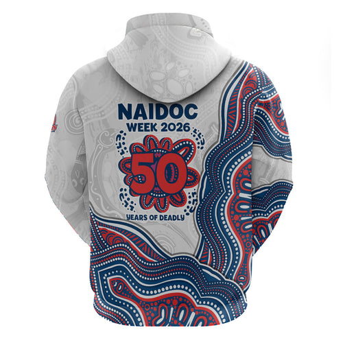 Sydney Roosters NAIDOC Week 2026 Zip Hoodie First Nations of Australia Aboriginal Mascot Rugby
