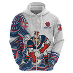 Sydney Roosters NAIDOC Week 2026 Zip Hoodie First Nations of Australia Aboriginal Mascot Rugby
