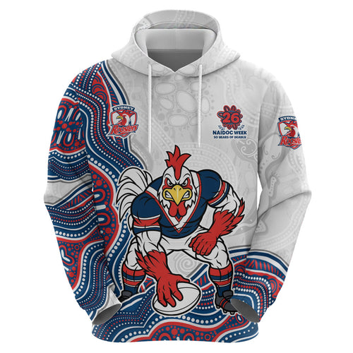 Sydney Roosters NAIDOC Week 2026 Zip Hoodie First Nations of Australia Aboriginal Mascot Rugby