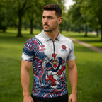 Sydney Roosters NAIDOC Week 2026 Zipper Polo Shirt First Nations of Australia Aboriginal Mascot Rugby