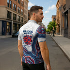 Sydney Roosters NAIDOC Week 2026 Zipper Polo Shirt First Nations of Australia Aboriginal Mascot Rugby