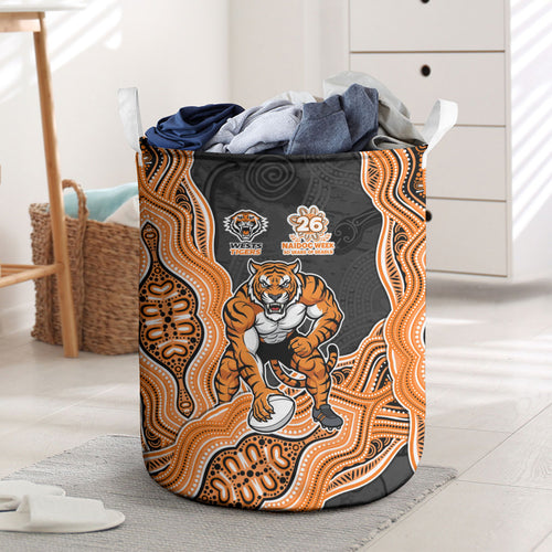 Wests Tigers NAIDOC Week 2026 Laundry Basket First Nations of Australia Aboriginal Mascot Rugby