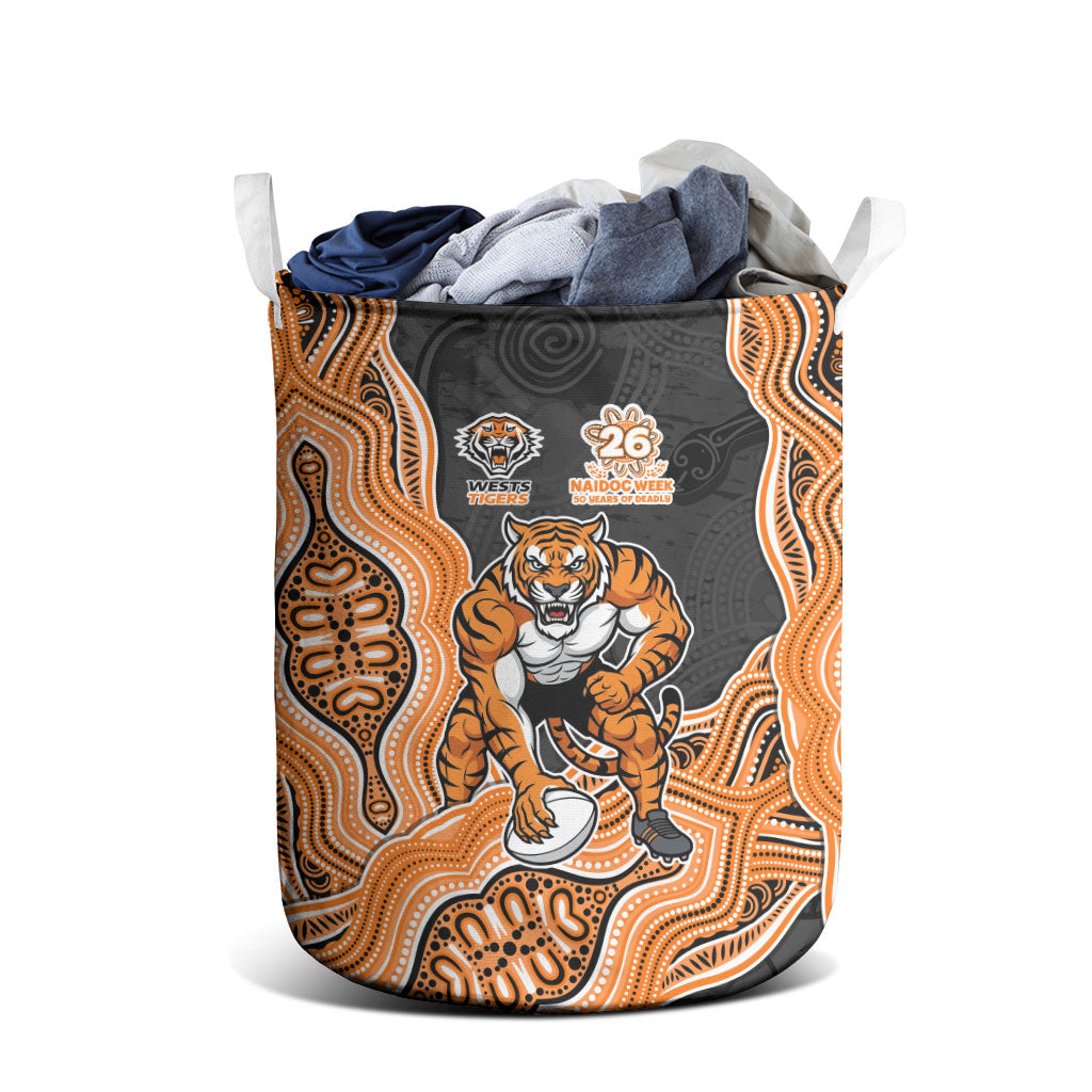 Wests Tigers NAIDOC Week 2026 Laundry Basket First Nations of Australia Aboriginal Mascot Rugby