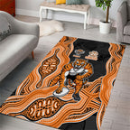 Wests Tigers NAIDOC Week 2026 Area Rug First Nations of Australia Aboriginal Mascot Rugby