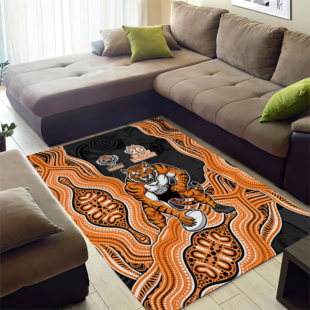 Wests Tigers NAIDOC Week 2026 Area Rug First Nations of Australia Aboriginal Mascot Rugby
