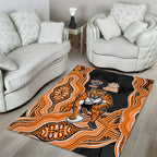 Wests Tigers NAIDOC Week 2026 Area Rug First Nations of Australia Aboriginal Mascot Rugby