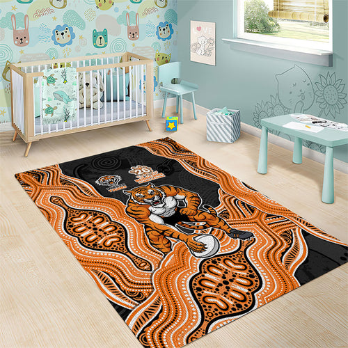 Wests Tigers NAIDOC Week 2026 Area Rug First Nations of Australia Aboriginal Mascot Rugby