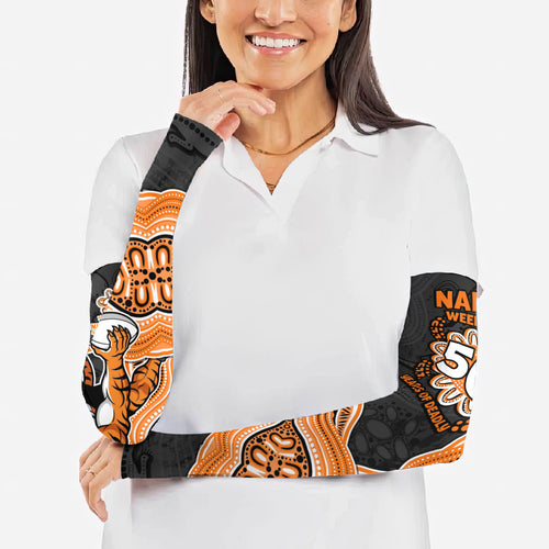 Wests Tigers NAIDOC Week 2026 Arm Sleeves First Nations of Australia Aboriginal Mascot Rugby