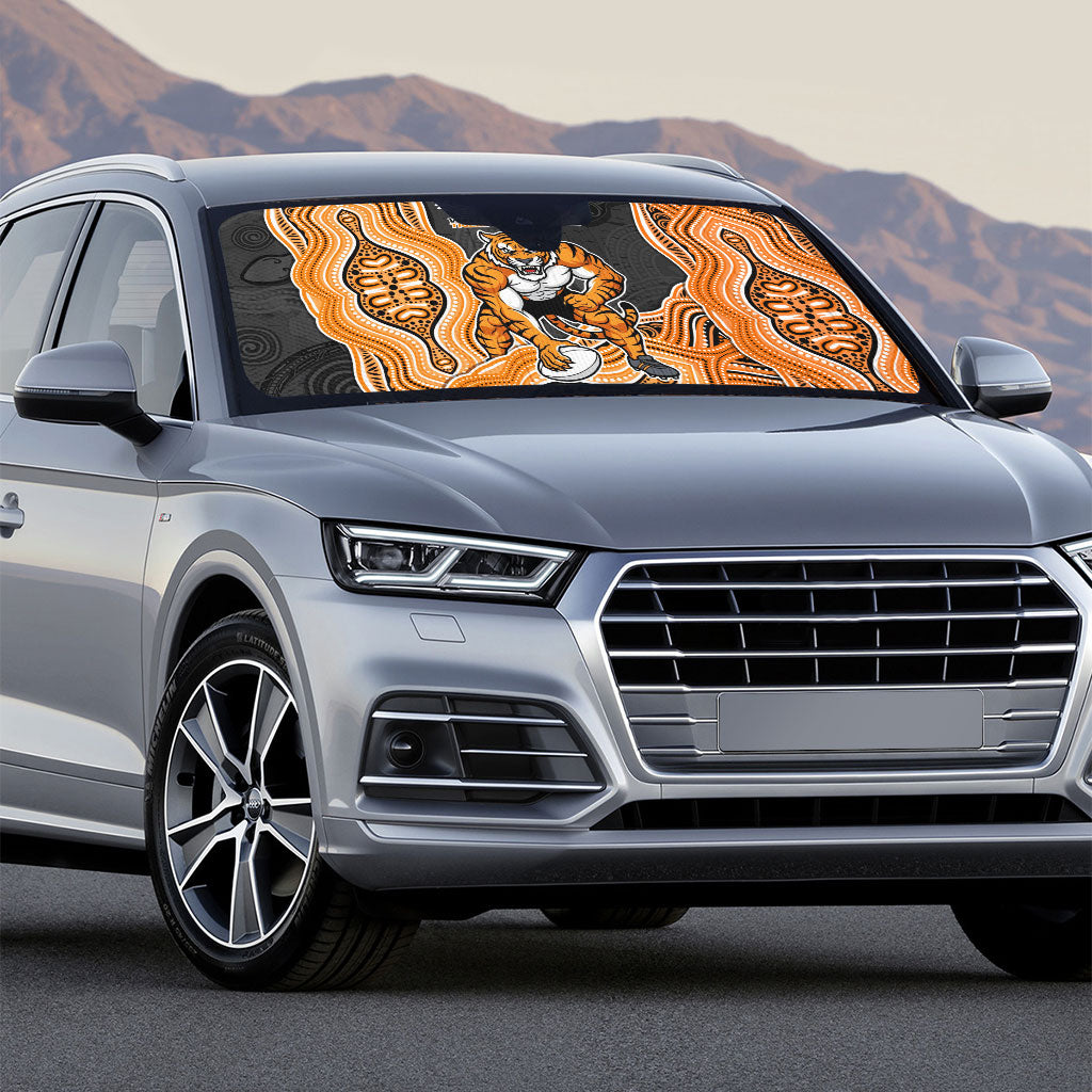 Wests Tigers NAIDOC Week 2026 Auto Sun Shade First Nations of Australia Aboriginal Mascot Rugby