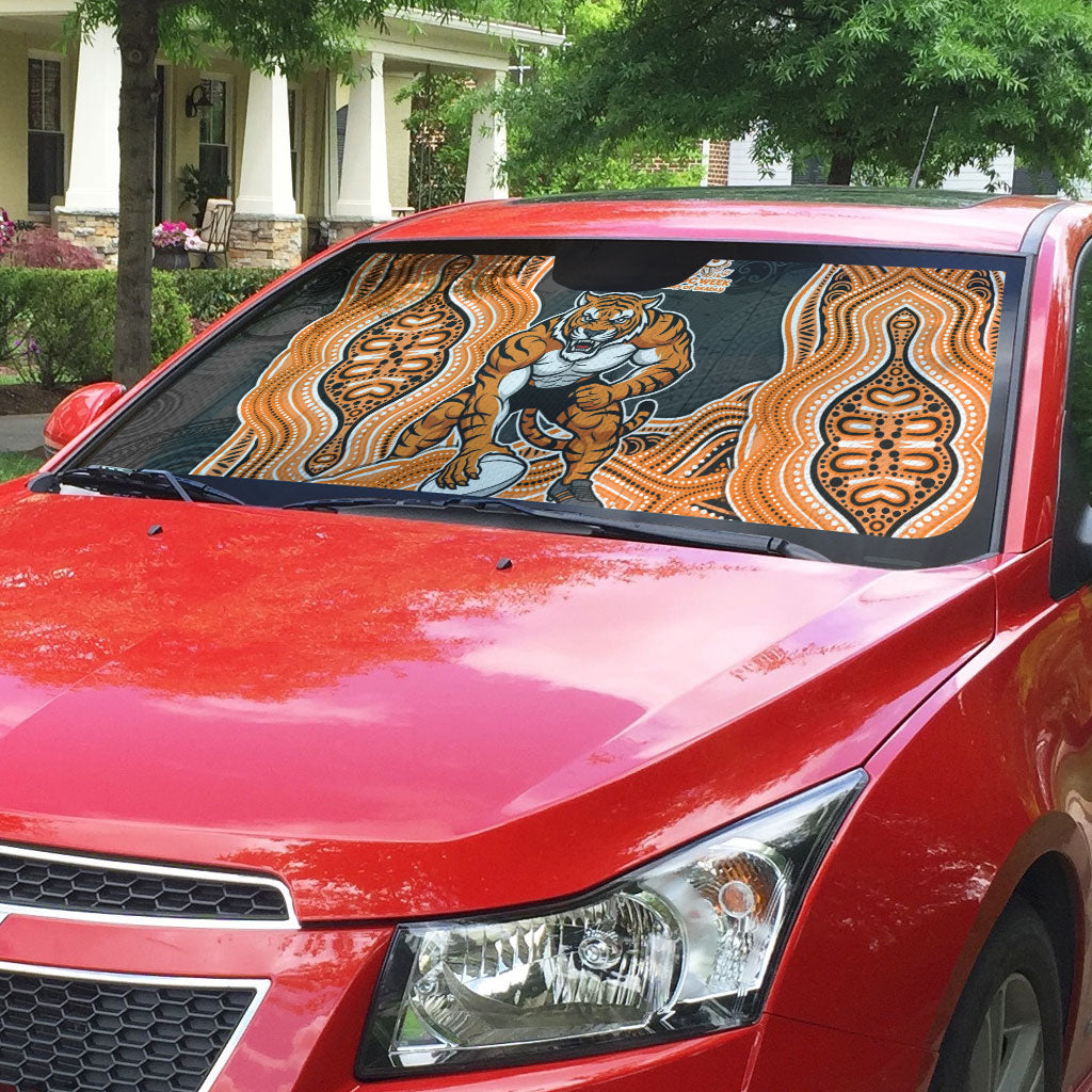 Wests Tigers NAIDOC Week 2026 Auto Sun Shade First Nations of Australia Aboriginal Mascot Rugby