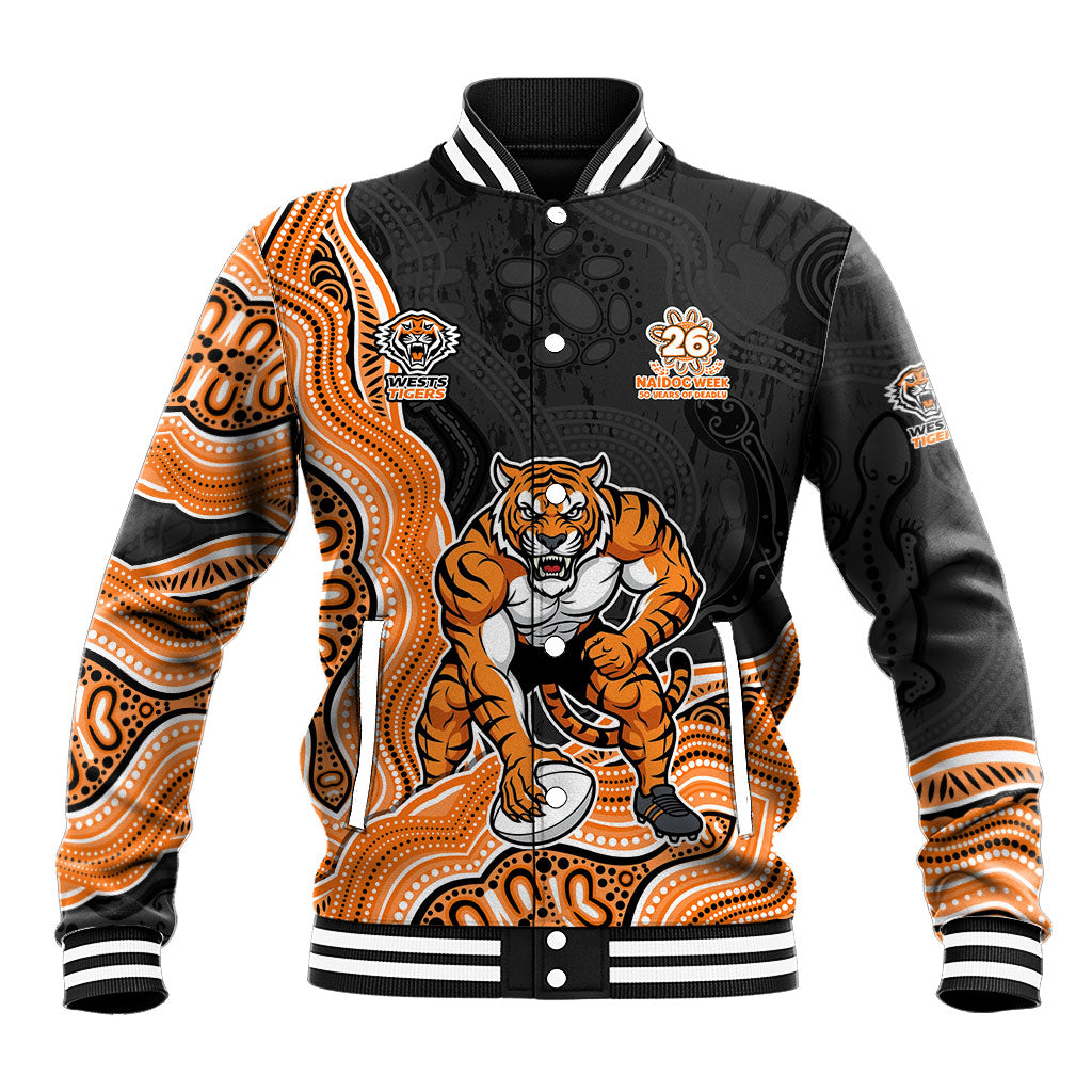 Wests Tigers NAIDOC Week 2026 Baseball Jacket First Nations of Australia Aboriginal Mascot Rugby