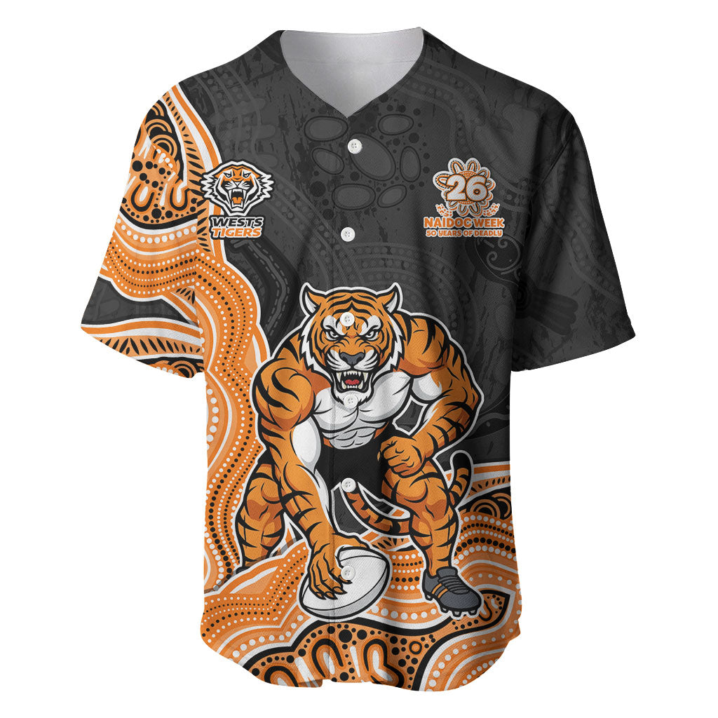 Wests Tigers NAIDOC Week 2026 Baseball Jersey First Nations of Australia Aboriginal Mascot Rugby