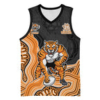 Wests Tigers NAIDOC Week 2026 Basketball Jersey First Nations of Australia Aboriginal Mascot Rugby