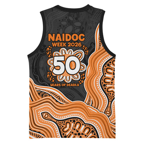 Wests Tigers NAIDOC Week 2026 Basketball Jersey First Nations of Australia Aboriginal Mascot Rugby