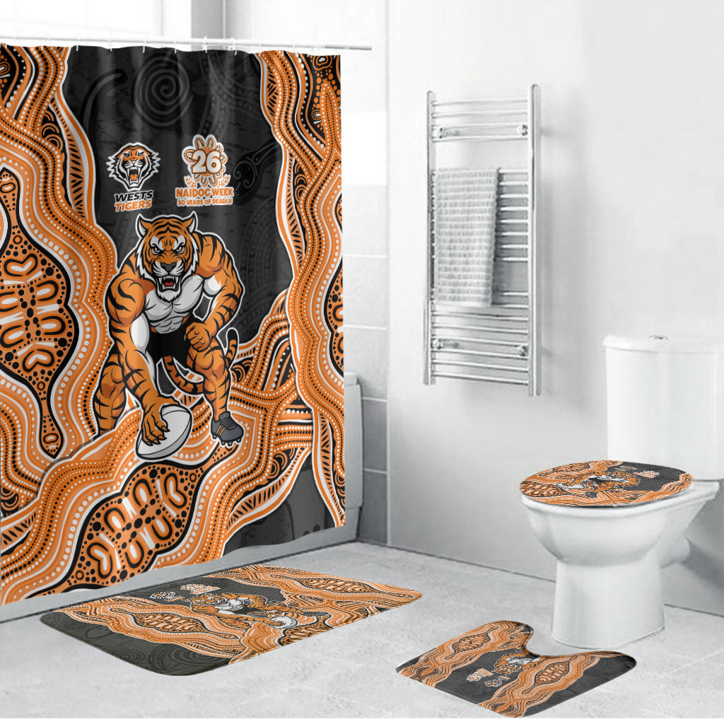 Wests Tigers NAIDOC Week 2026 Bathroom Set First Nations of Australia Aboriginal Mascot Rugby