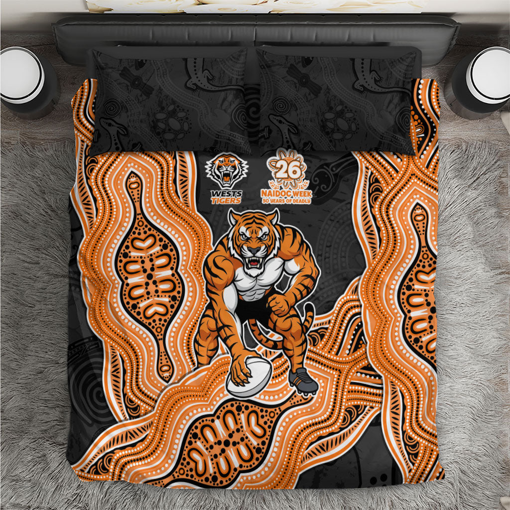 Wests Tigers NAIDOC Week 2026 Bedding Set First Nations of Australia Aboriginal Mascot Rugby