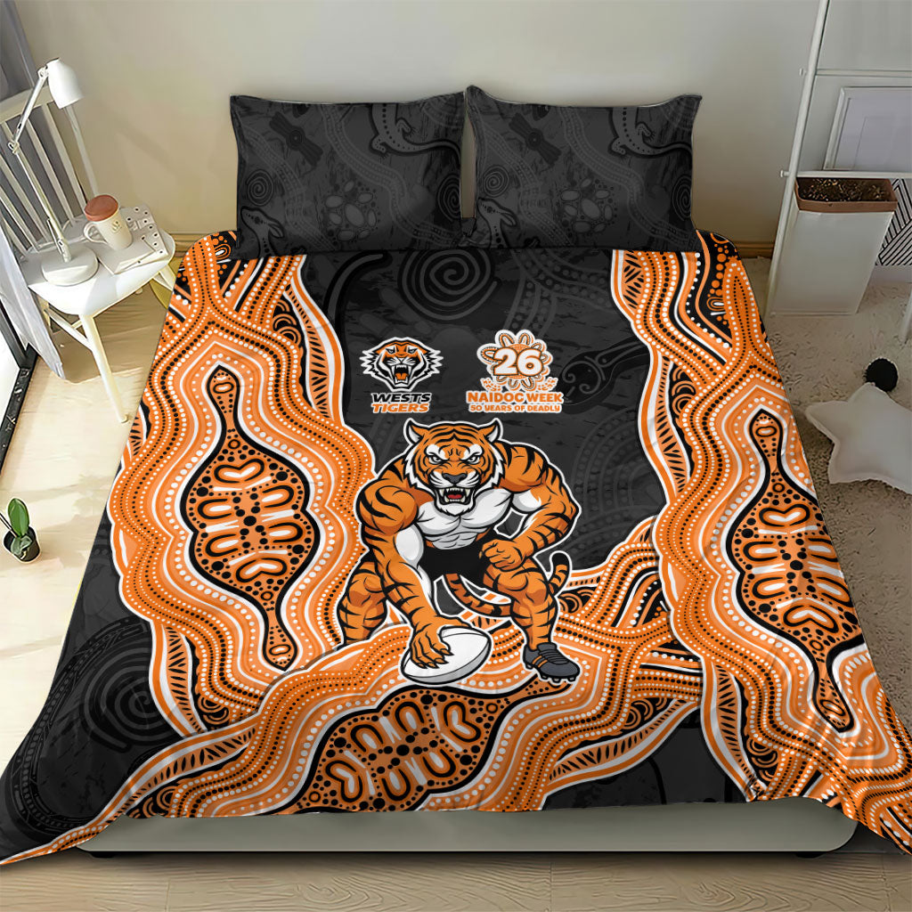 Wests Tigers NAIDOC Week 2026 Bedding Set First Nations of Australia Aboriginal Mascot Rugby