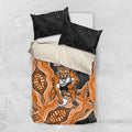 Wests Tigers NAIDOC Week 2026 Bedding Set First Nations of Australia Aboriginal Mascot Rugby