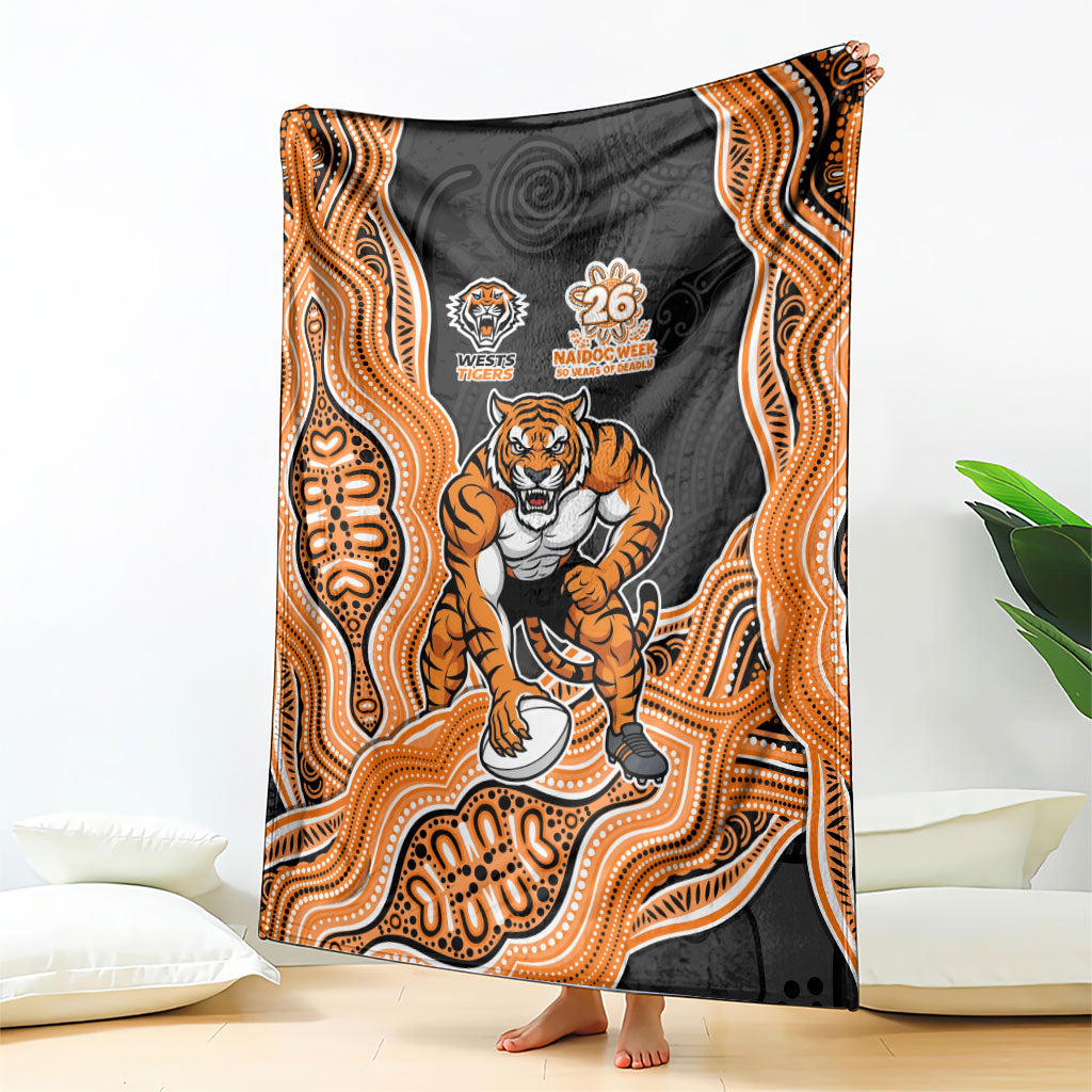 Wests Tigers NAIDOC Week 2026 Blanket First Nations of Australia Aboriginal Mascot Rugby