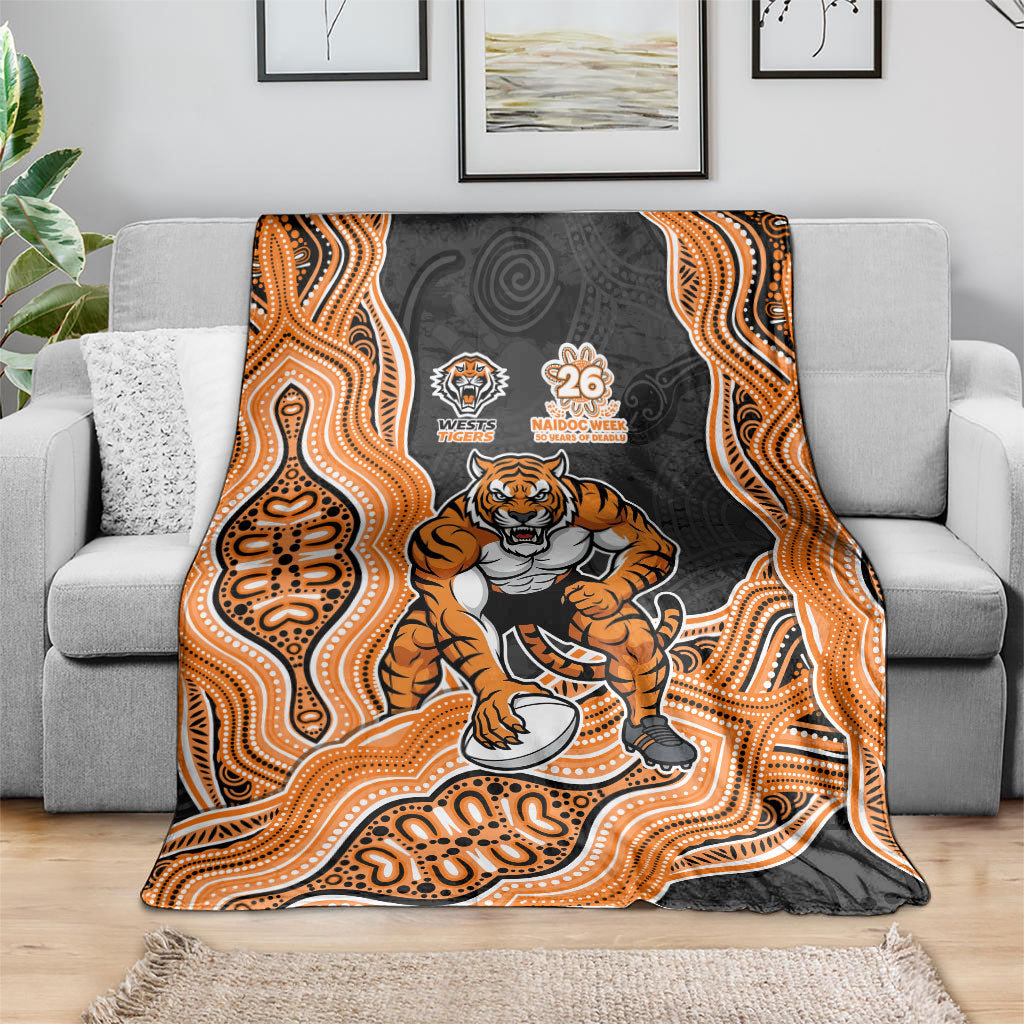 Wests Tigers NAIDOC Week 2026 Blanket First Nations of Australia Aboriginal Mascot Rugby