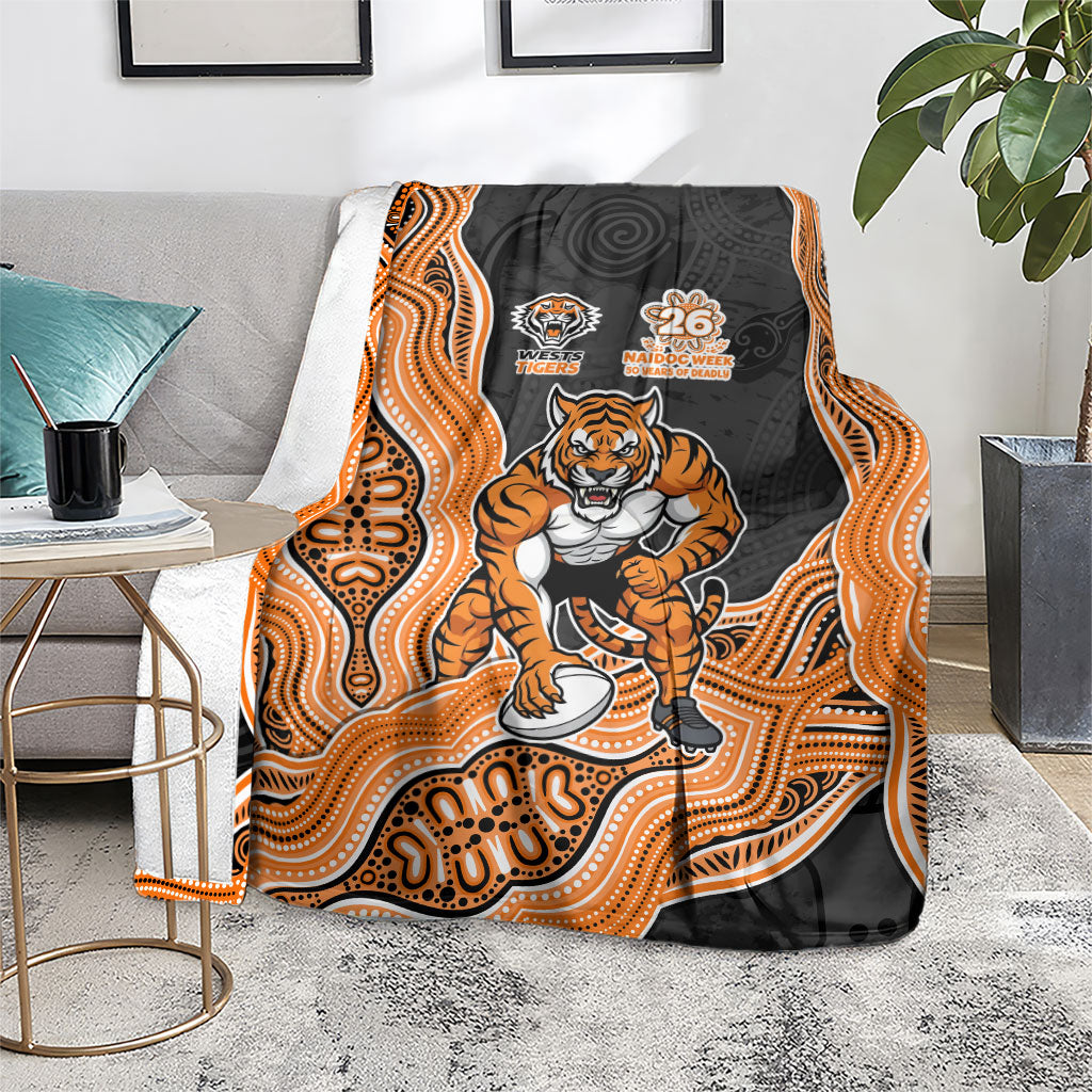 Wests Tigers NAIDOC Week 2026 Blanket First Nations of Australia Aboriginal Mascot Rugby