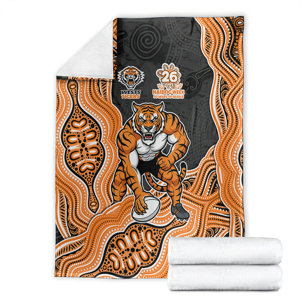 Wests Tigers NAIDOC Week 2026 Blanket First Nations of Australia Aboriginal Mascot Rugby