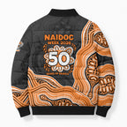 Wests Tigers NAIDOC Week 2026 Bomber Puffer Jacket First Nations of Australia Aboriginal Mascot Rugby