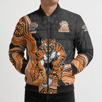 Wests Tigers NAIDOC Week 2026 Bomber Puffer Jacket First Nations of Australia Aboriginal Mascot Rugby