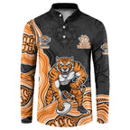 Wests Tigers NAIDOC Week 2026 Button Sweatshirt First Nations of Australia Aboriginal Mascot Rugby