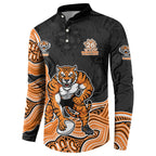 Wests Tigers NAIDOC Week 2026 Button Sweatshirt First Nations of Australia Aboriginal Mascot Rugby