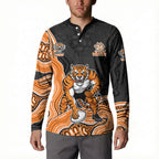 Wests Tigers NAIDOC Week 2026 Button Sweatshirt First Nations of Australia Aboriginal Mascot Rugby