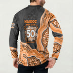 Wests Tigers NAIDOC Week 2026 Button Sweatshirt First Nations of Australia Aboriginal Mascot Rugby