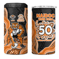 Wests Tigers NAIDOC Week 2026 4 in 1 Can Cooler Tumbler First Nations of Australia Aboriginal Mascot Rugby