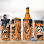 Wests Tigers NAIDOC Week 2026 4 in 1 Can Cooler Tumbler First Nations of Australia Aboriginal Mascot Rugby
