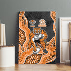 Wests Tigers NAIDOC Week 2026 Canvas Wall Art First Nations of Australia Aboriginal Mascot Rugby
