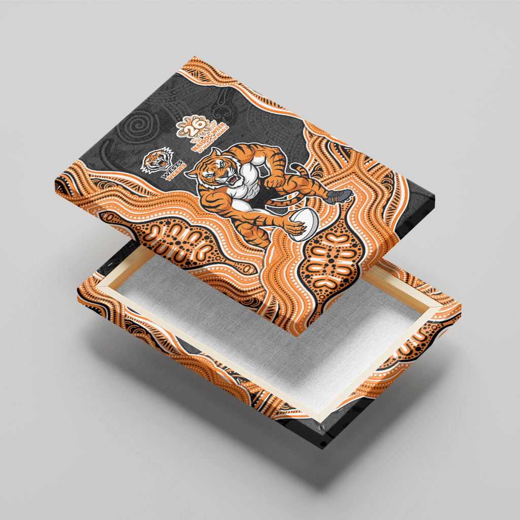 Wests Tigers NAIDOC Week 2026 Canvas Wall Art First Nations of Australia Aboriginal Mascot Rugby