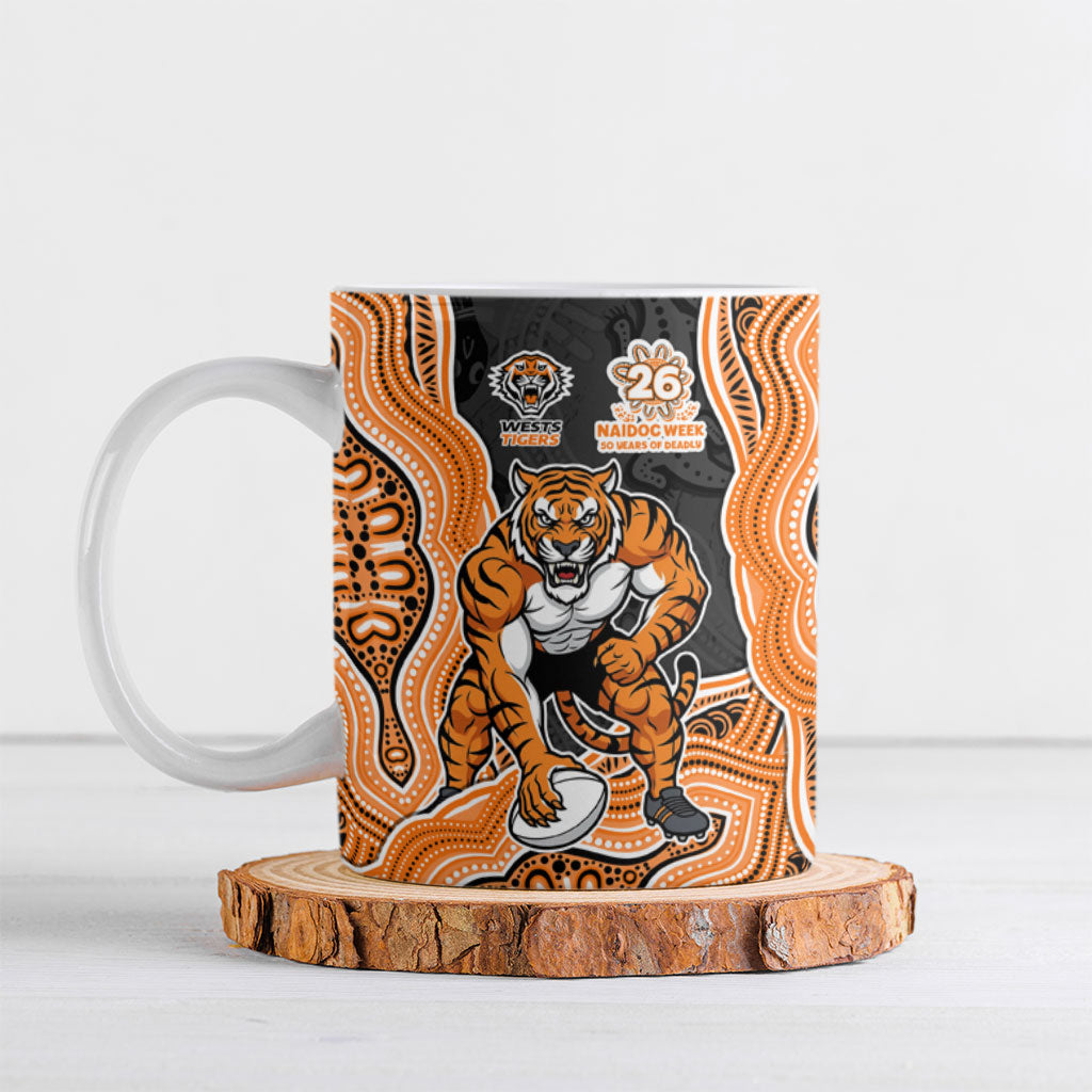 Wests Tigers NAIDOC Week 2026 Ceramic Mug First Nations of Australia Aboriginal Mascot Rugby