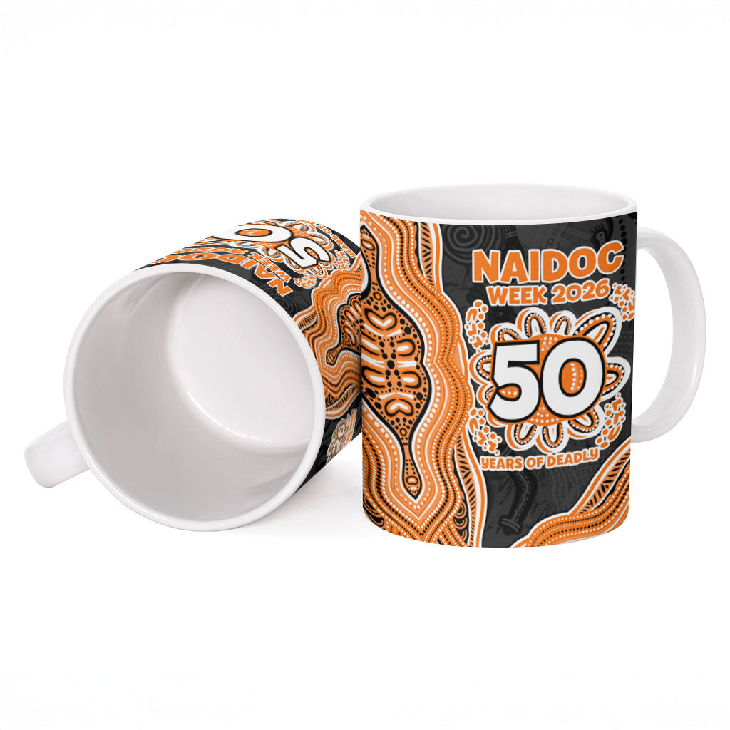 Wests Tigers NAIDOC Week 2026 Ceramic Mug First Nations of Australia Aboriginal Mascot Rugby