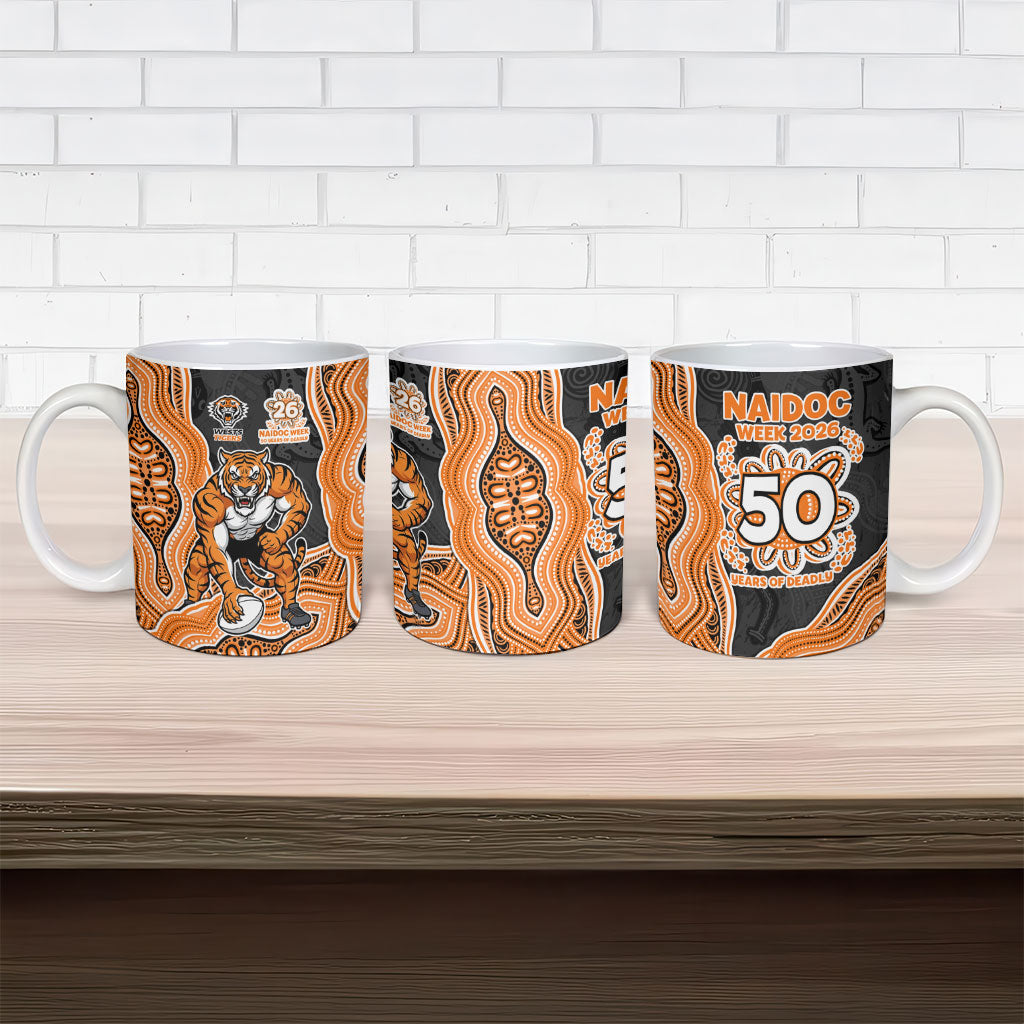 Wests Tigers NAIDOC Week 2026 Ceramic Mug First Nations of Australia Aboriginal Mascot Rugby